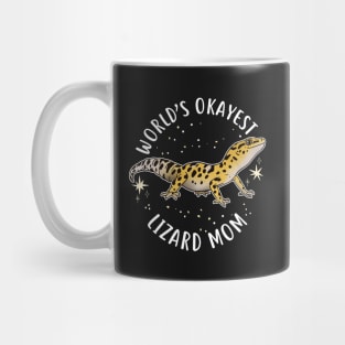 World's Okayest Leopard Gecko Lizard Mom Mug